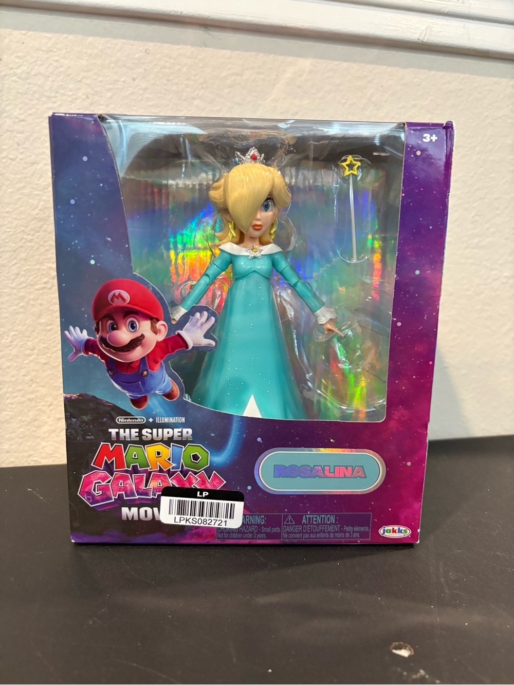 Rosalina Super Mario Galaxy Movie 5" Action Figure with Wand JAKKS Pacific NEW